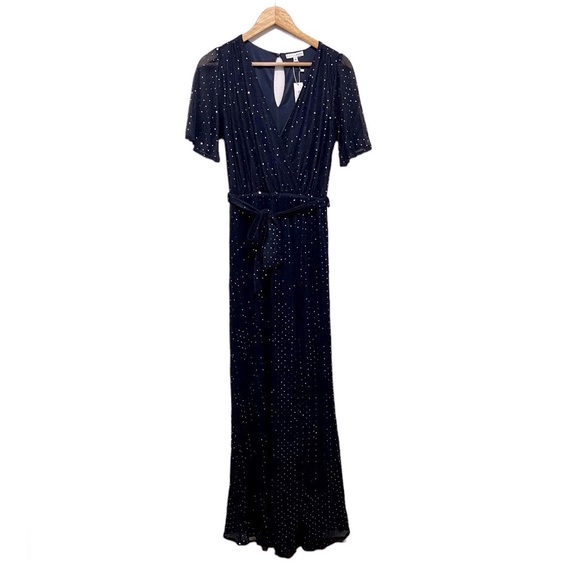 BALTIC BORN Grace Navy Sparkle Gown. Size M - Picture 5 of 16